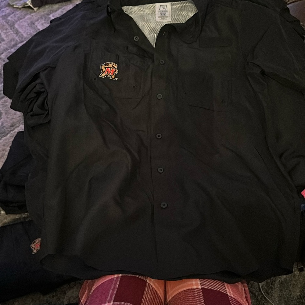 New size small terrapins Maryland sports team shirt men’s sports 50 upf